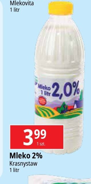 Mleko 2% Krasnystaw promocja