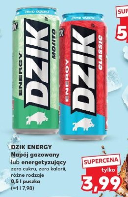 Napój gazowany lub energetyzujący zero cukru różne rodzaje promocja w Kaufland