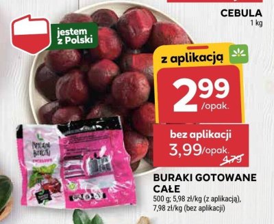 Buraki gotowane całe promocja w Stokrotka