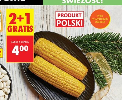 Kukurydza kolby promocja w Biedronka
