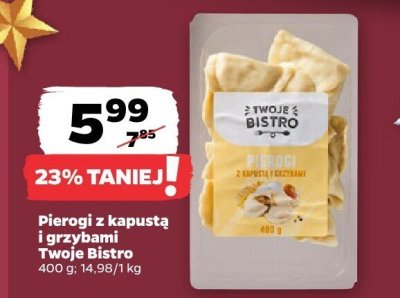 Pierogi z kapustą i grzybami promocja w Netto
