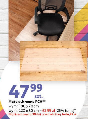 Mata ochronna pcv 100 x 70 cm promocja