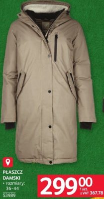 Płaszcz damski promocja w Selgros