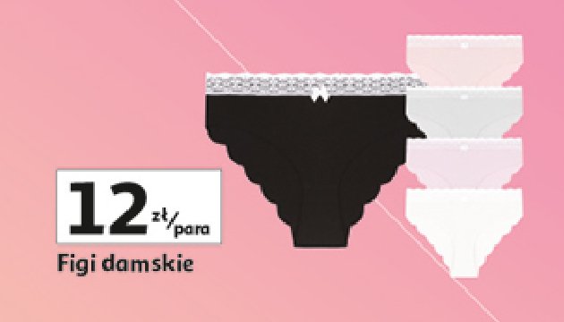 Figi damskie Moraj promocja w Auchan