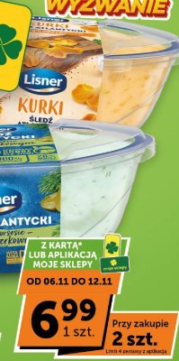 Śledź atlantycki w sosie koperkowym Lisner promocja w Groszek