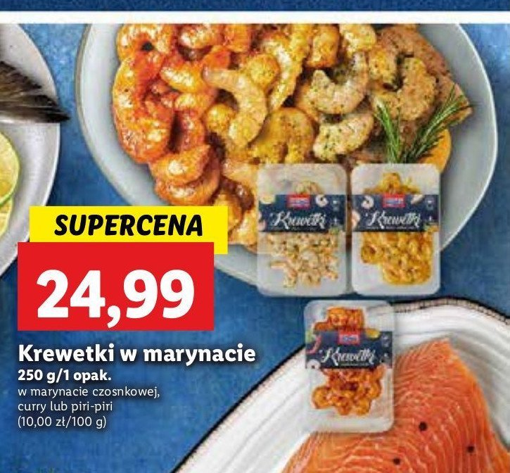 Krewetki gotowane w marynacie kokosowo-jabłkowej z curry Abramczyk promocja