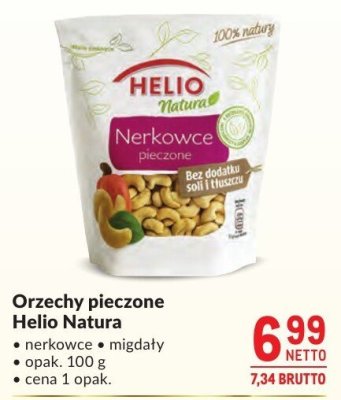 Orzechy pieczone Helio Natura nerkowce, migdały promocja w Makro