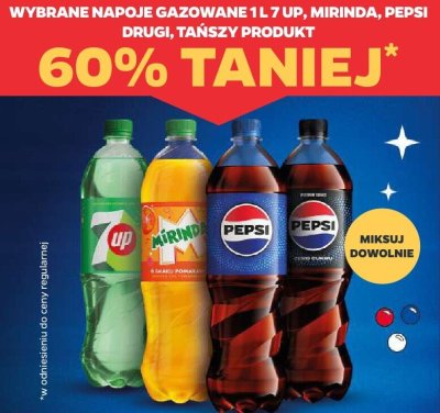 Napój gazowany 1 l promocja w Netto