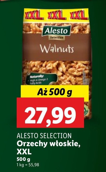 Orzechy włoskie Alesto promocja w Lidl