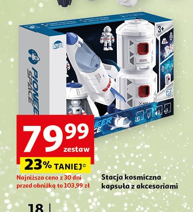 Stacja kosmiczna kapsuła z akcesoriami promocja w Auchan