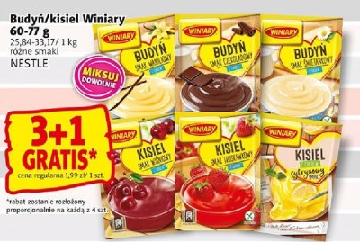 Budyń/kisiel Winiary 60-77 g NESTLE różne smaki promocja w Prim Market