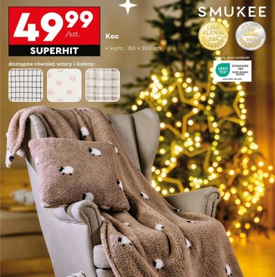Koc 150x200 cm promocja w Biedronka