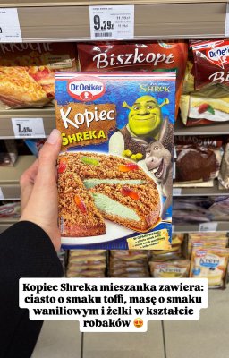 Mieszanka do ciasta Kopiec Shreka promocja w Intermarche