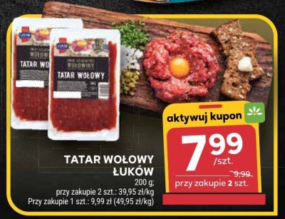 Tatar wołowy Łuków promocja w Stokrotka
