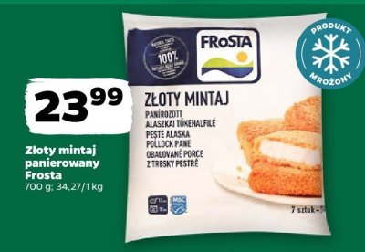 Złoty mintaj panierowany  promocja w Netto