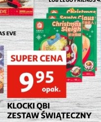 Klocki świąteczne Qbi promocja w Auchan