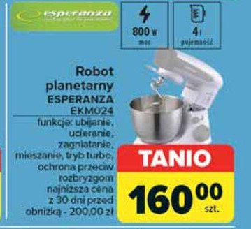 Robot planetarny ekm024 Esperanza promocja