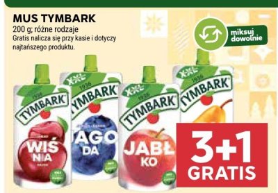Mus Tymbark różne rodzaje promocja w Stokrotka