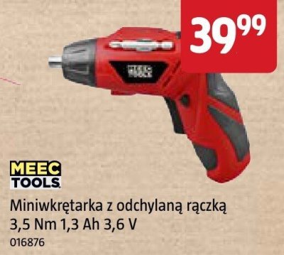 Miniwkrętarka z odchylaną rączką MEEC TOOLS 3,5 Nm 1,3 Ah 3,6 V 016876 promocja w Jula