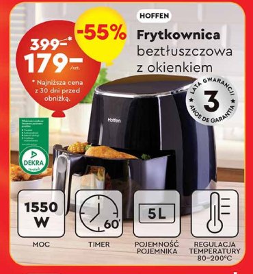 Frytownica beztłuszczowa 1550 w Hoffen promocja