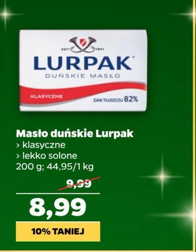 Masło lekko solone Lurpak Lurpak arla foods promocja w Netto