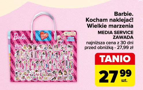 Kocham naklejać! wielkie marzenia barbie promocja w Carrefour