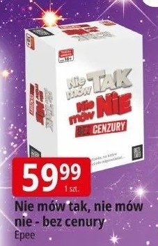 Gra Nie mów tak, nie mów nie - bez cenzury Epee promocja w Leclerc