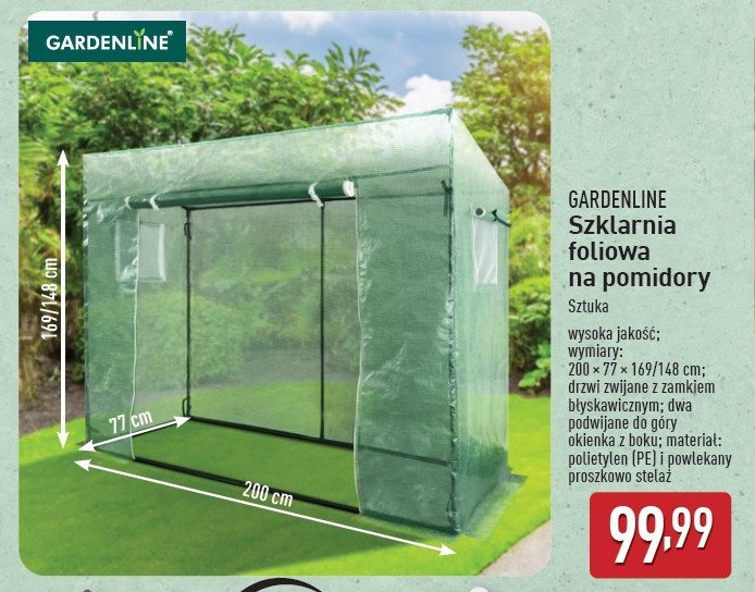 Szklarnia do pomidor贸w GARDEN LINE promocja