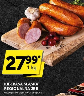 Kiełbasa śląska regionalna JBB promocja w Groszek