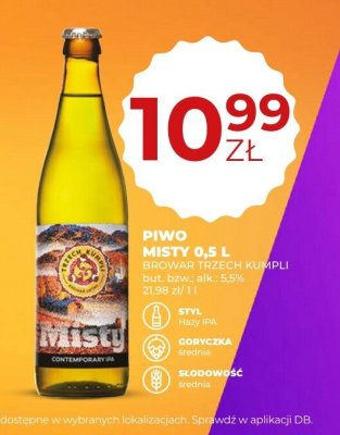 Piwo promocja w Duży Ben