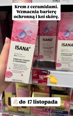 Krem do twarzy Pantenol z ceramidami promocja w Rossmann