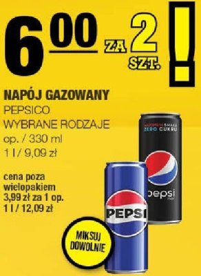 Napój gazowany Pepsi promocja w SPAR