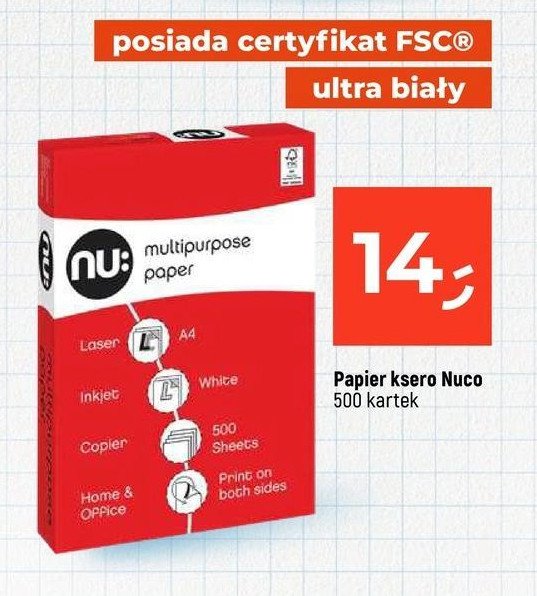 Papier ksero promocja