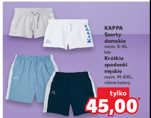 Szorty damskie rozm. s-xl Kappa promocja