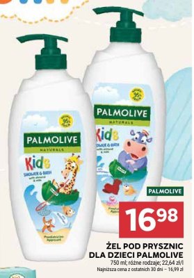 Żel pod prysznic dla dzieci Palmolive promocja w Stokrotka