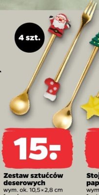 Zestaw sztućców deserowych 4 szt.  promocja w Netto