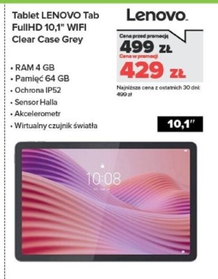 Tablet Tab FullHD 10,1" WiFi Clear Case Grey promocja w NEONET