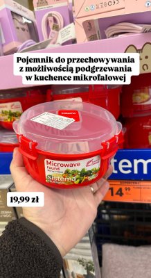 Pojemnik do przechowywania Sistema Microwave round 915ml promocja w Biedronka