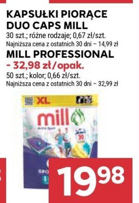 Kapsułki piorące Duo Caps Mill promocja w Stokrotka