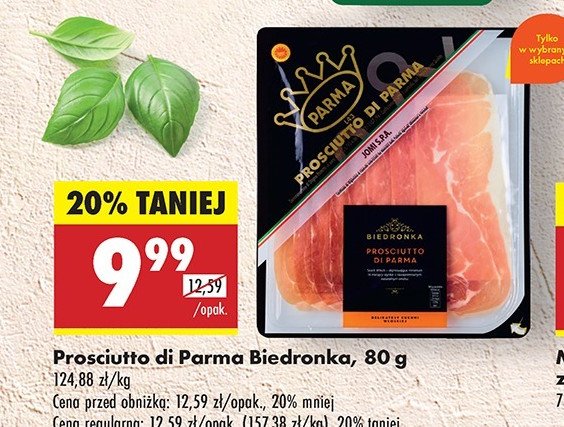 Prosciutto Parma promocja w Biedronka