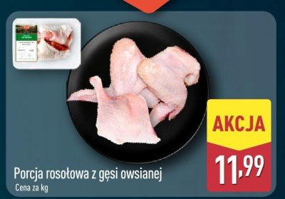 Porcja rosołowa z gęsi owsianej promocja w Aldi