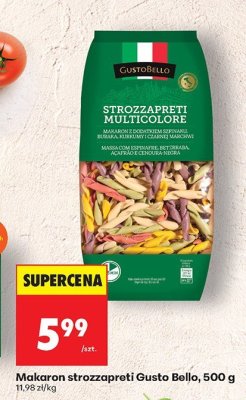 Makaron strozzapreti  promocja w Biedronka