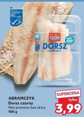 Dorsz czarny filet premium bez skóry promocja w Kaufland