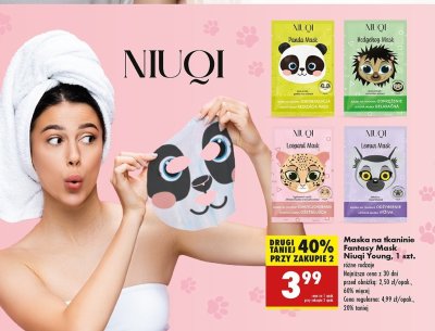 Maseczka król lemur Niuqi fantasy mask promocja