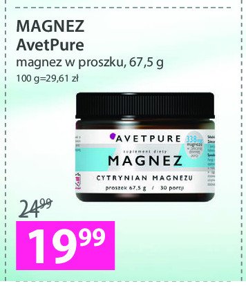 Magnez w proszku promocja