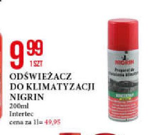 Odświeżacz klimatyzacji Nigrin promocja