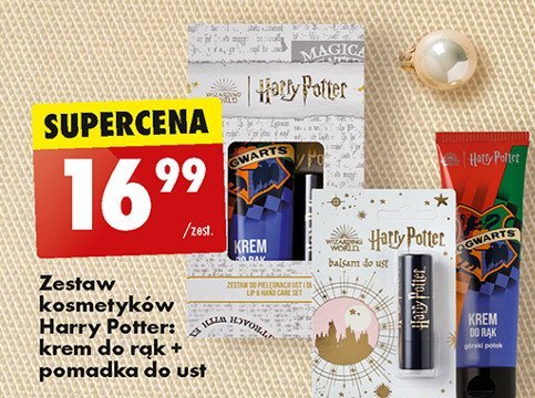 Zestaw kosmetyk贸w harry potter: krem do r膮k + pomadka do ust promocja
