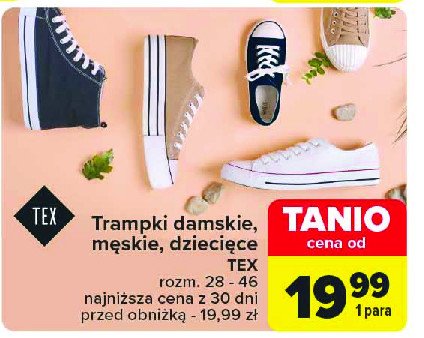 Trampki męskie Tex promocja