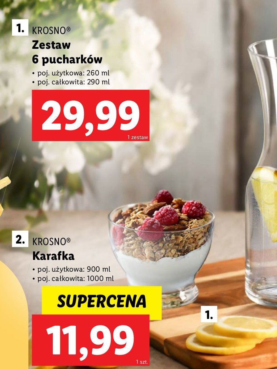 Pucharek do deserów 260 ml Krosno s.a. promocja