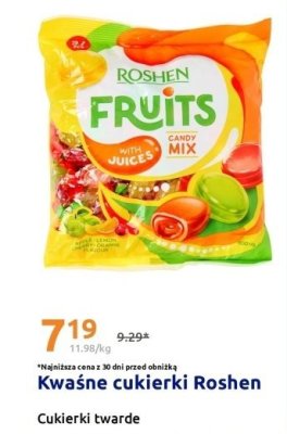 Cukierki Kwaśne cukierki Roshen promocja w Action